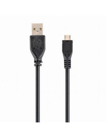 Кабель для зарядки и синхронизации Cablexpert CCP-mUSB2-AMBM-0.5M, USB Type-A/micro-USB, 0,5м, Чёрный