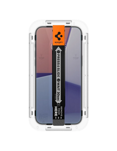 Защитное стекло Spigen iPhone 15 Pro Max EZ FIT Privacy, Прозрачный