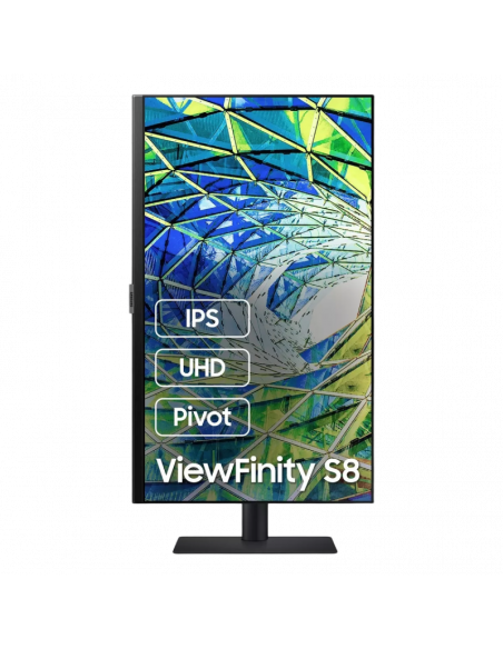 27" Monitor Samsung S80UA, IPS 3840x2160 4K-UHD, Negru