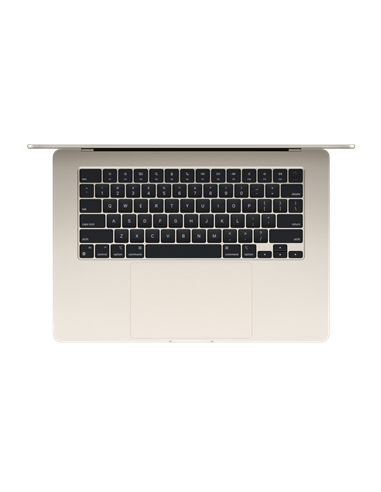 Laptop 15,3" Apple MacBook Air A3114, Starlight, M3 with 8-core CPU and 10-core GPU, 16GB/256GB, macOS Sequoia
