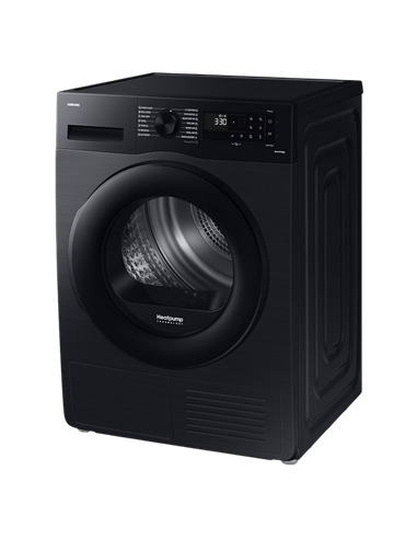 Сушильная машина Samsung DV90CGC0A0ABLE, 9кг, Чёрный