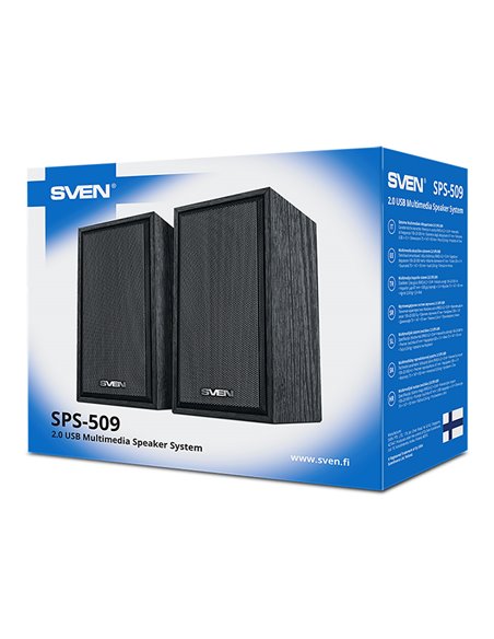 Boxe pentru calculator 2.0 SVEN SPS-509, Negru