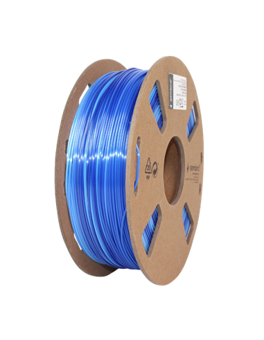Filament pentru imprimantă 3D Gembird 3DP-PLA-SK-01-ICE, PLA, Albastru gheață | Albastru închis, 1.75 mm, 1kg
