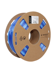 Filament pentru imprimantă 3D Gembird 3DP-PLA-SK-01-ICE, PLA, Albastru gheață | Albastru închis, 1.75 mm, 1kg 2