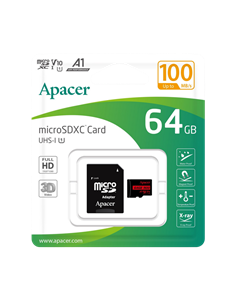Карта памяти Apacer microSDHC UHS-I U1 Class 10, 64Гб 2