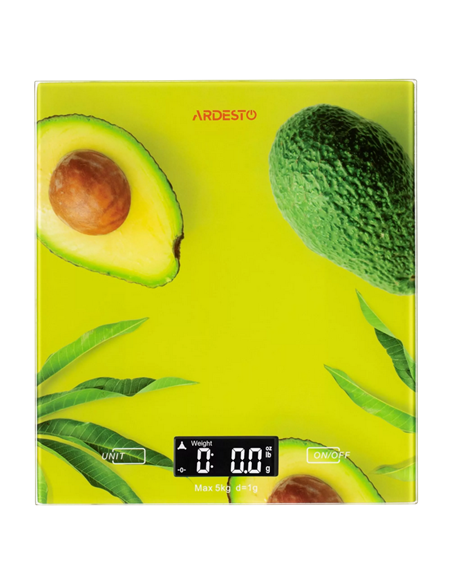 Cântar electronic de bucătărie Ardesto SCK-893, Avocado