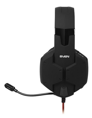 Игровая Гарнитура SVEN AP-G988MV, Проводной аналоговый, Чёрный/Красный
