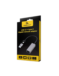 Сетевой адаптер Cablexpert A-USB3AC-LAN-01, Серый 2