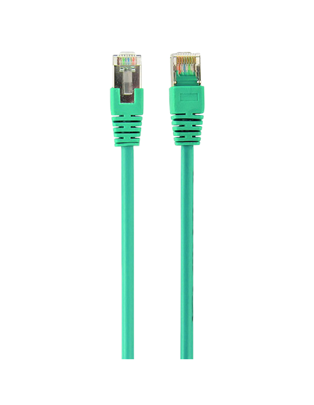 Patch cord Cablexpert PP22-1M/G, Cat5e FTP, 1m, Verde