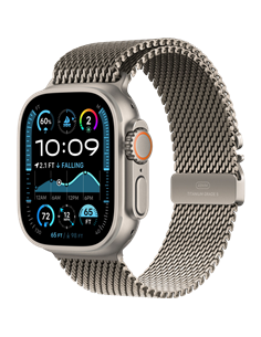 Ceas inteligent Apple Watch Ultra 2, 49mm, Natural Titanium
