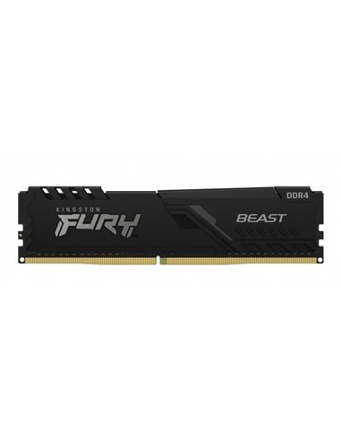Оперативная память Kingston FURY Beast, DDR4 SDRAM, 3600 МГц, 16Гб, KF436C18BB/16