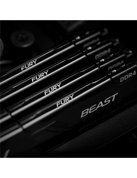 Оперативная память Kingston FURY Beast, DDR4 SDRAM, 3600 МГц, 16Гб, KF436C18BB/16