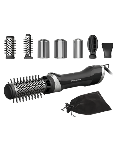 Uscător de păr-perie Rowenta UB9540F0, 1000W, Negru