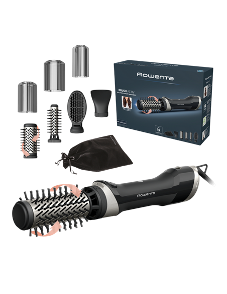 Uscător de păr-perie Rowenta UB9540F0, 1000W, Negru