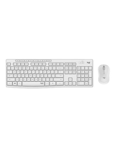 Клавиатура и мышь Logitech MK295, Беспроводное, Белый