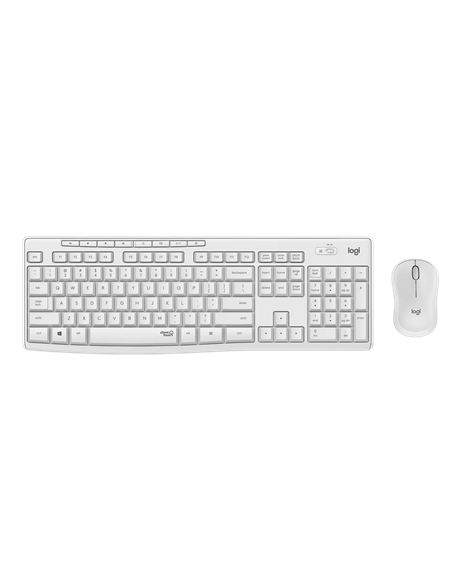 Set Tastatură + Mouse Logitech MK295, Fără fir, Alb