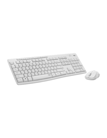 Клавиатура и мышь Logitech MK295, Беспроводное, Белый