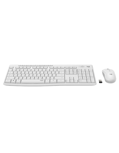 Set Tastatură + Mouse Logitech MK295, Fără fir, Alb