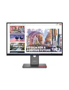 27" Монитор Lenovo ThinkVision P27QD-40, IPS 2560x1440 WQHD, Чёрный