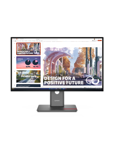 27" Монитор Lenovo ThinkVision P27QD-40, IPS 2560x1440 WQHD, Чёрный