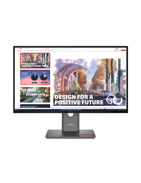 27" Монитор Lenovo ThinkVision P27QD-40, IPS 2560x1440 WQHD, Чёрный