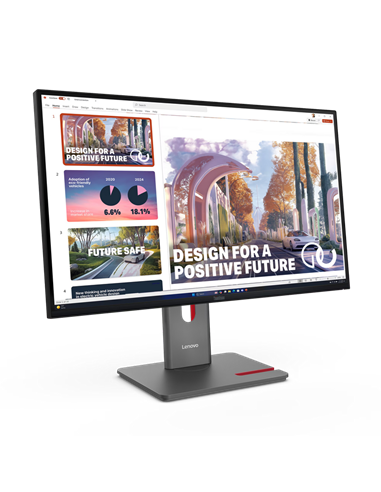 27" Монитор Lenovo ThinkVision P27QD-40, IPS 2560x1440 WQHD, Чёрный