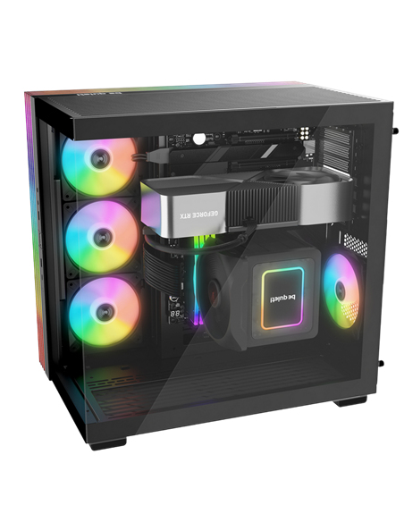 Компьютерный корпус be quiet! Ligh Base 600 DX, Midi-Tower, Без блока питания, Чёрный Компьютерный корпус be quiet! Ligh Base 600 DX, Midi-Tower, Без блока питания, Чёрный