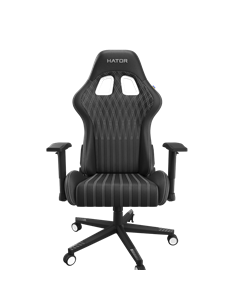 Scaun Gaming HATOR Sport Light 2, PU Piele, Negru | Alb
