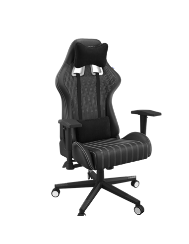 Scaun Gaming HATOR Sport Light 2, PU Piele, Negru | Alb