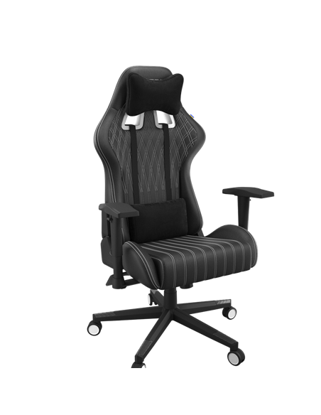 Scaun Gaming HATOR Sport Light 2, PU Piele, Negru | Alb