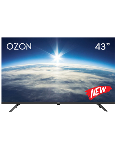 43" LED SMART TV OZON H43S7000R, 1920x1080 FHD, Android TV, Negru