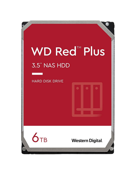 Unitate HDD Western Digital WD Red Plus, 3.5", 6 TB WD60EFPX