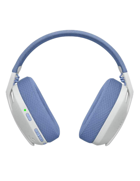 Căști gaming Logitech G435, Wireless, Alb/Liliac