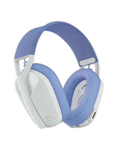 Игровая Гарнитура Logitech G435, Беспроводной, Белый/Сиреневый