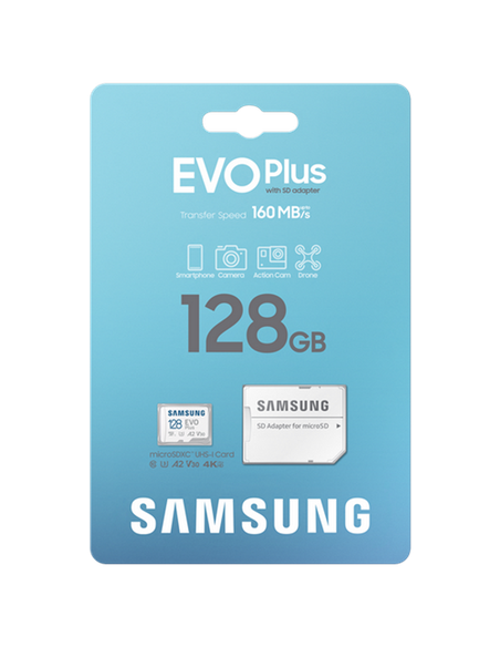 Card de Memorie Samsung EVO Plus MicroSDXC, 128GB (MB-MC128SA/KR)