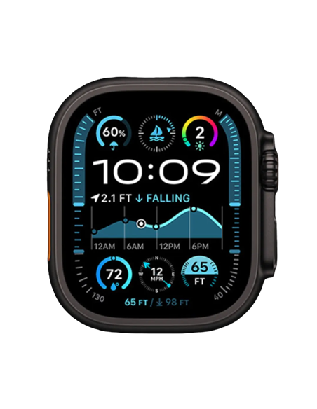 Ceas inteligent Apple Watch Ultra 2, 49mm, Black Titanium