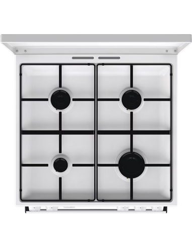 Plită pe gaz Gorenje GG6A11WJ, Alb
