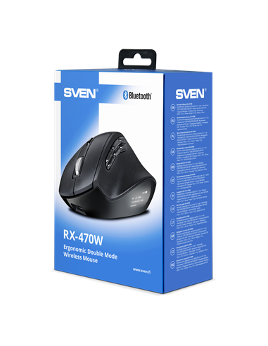 Mouse Wireless SVEN RX-470W, Negru
