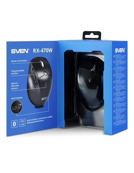 Mouse Wireless SVEN RX-470W, Negru