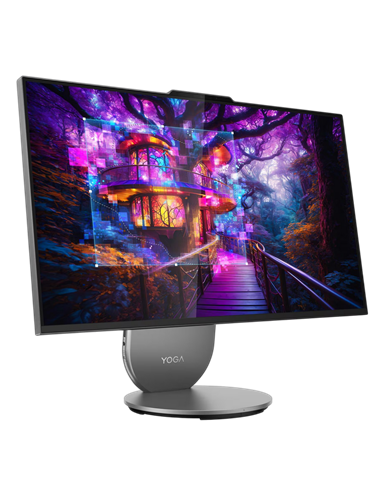 Computer All-in-One Lenovo Yoga 27IAH10, 27", Intel Core Ultra 5 125H, 16GB/1024GB, Windows 11 Pro, Luna Grey