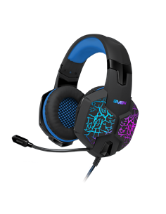 Căști gaming SVEN AP-U980MV, Cu fir, Negru/Albastru