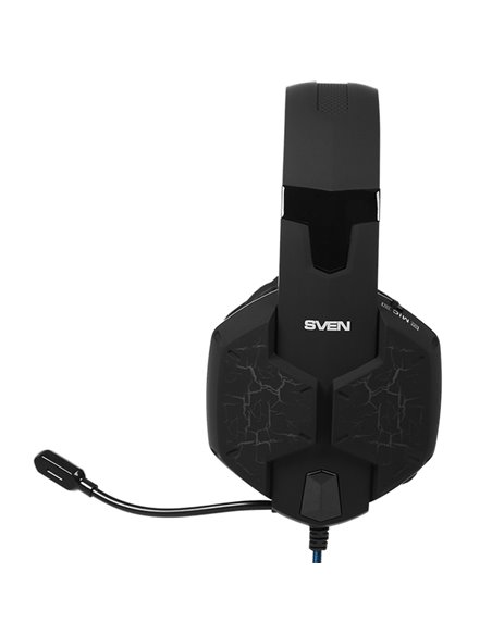 Căști gaming SVEN AP-U980MV, Cu fir, Negru/Albastru Căști gaming SVEN AP-U980MV, Cu fir, Negru/Albastru