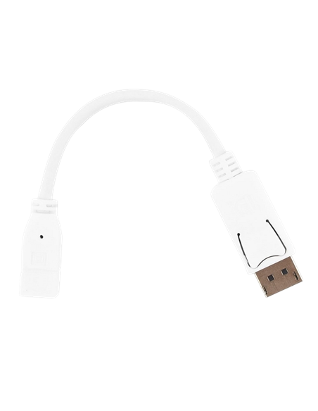 Adaptor Video Cablexpert A-mDPF-DPM-001-W, MiniDP (F) - DisplayPort (M), 0,1m, Alb