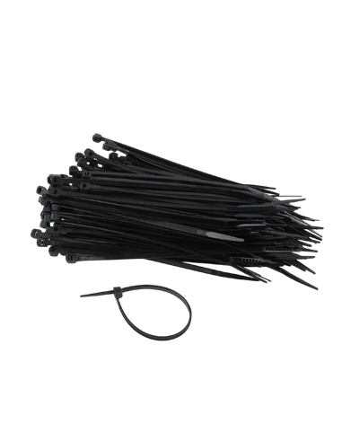 Нейлоновые стяжки Cablexpert NYTFR-250x3.6, Чёрный