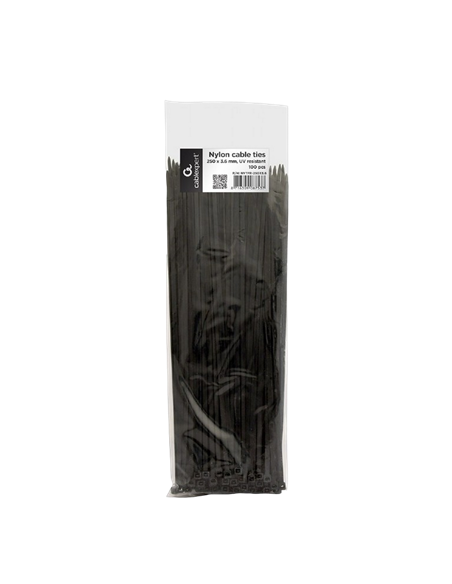 Legături din nailon Cablexpert NYTFR-250x3.6, Negru