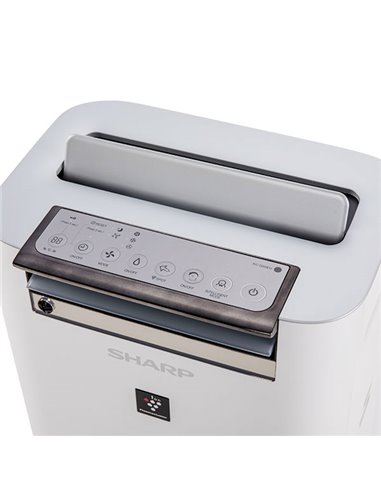 Umidificator și purificator de aer Sharp KCG50EUW, Alb
