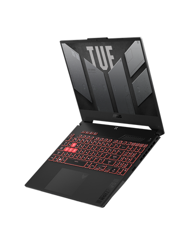 Laptop Gaming 15,6" ASUS TUF Gaming A15 FA507UI, Mecha Gray, AMD Ryzen 7 8845HS, 16GB/1024GB, Fără SO