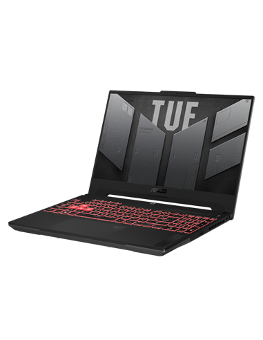 Laptop Gaming 15,6" ASUS TUF Gaming A15 FA507UI, Mecha Gray, AMD Ryzen 7 8845HS, 16GB/1024GB, Fără SO