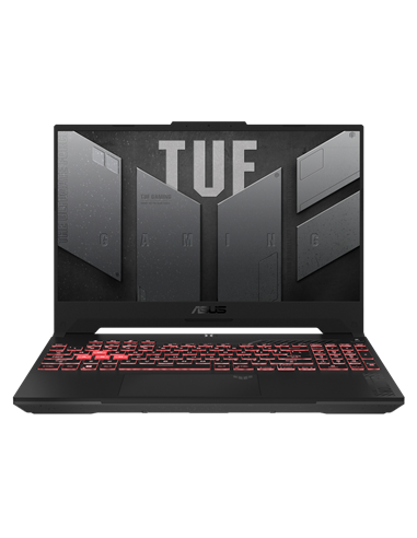 Laptop Gaming 15,6" ASUS TUF Gaming A15 FA507UI, Mecha Gray, AMD Ryzen 7 8845HS, 16GB/1024GB, Fără SO