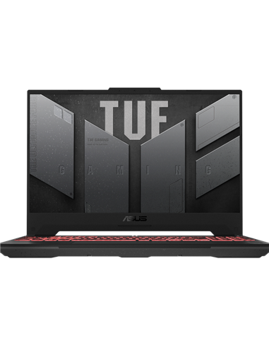 Laptop Gaming 15,6" ASUS TUF Gaming A15 FA507UI, Mecha Gray, AMD Ryzen 7 8845HS, 16GB/1024GB, Fără SO